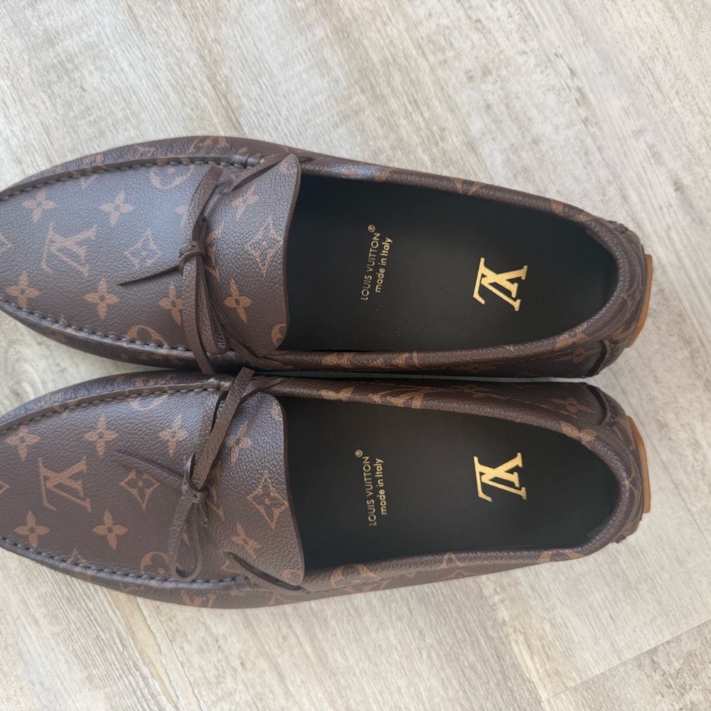 Louis Vuitton Dark Brown Monogram Loafers